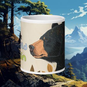 「森の番人マグ」熊マグカップ（白）